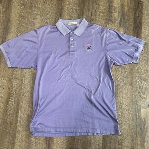 Nicklaus Musgrove Mill Golf Club Purple Cotton Men’s Polo Large